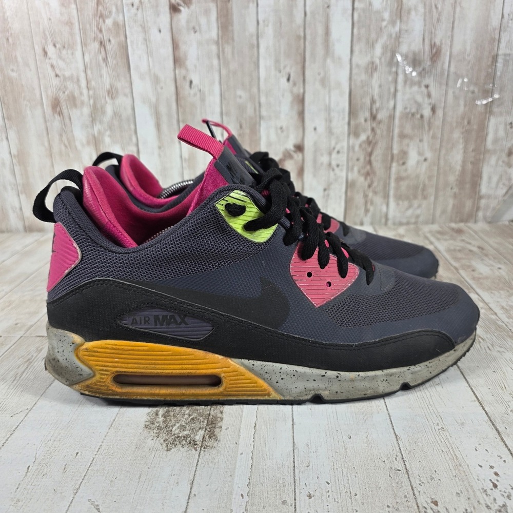 Nike‎ Air Max 90 Sneakerboot NS Newsprint Bright Crimson 616314-008 Mens Size 12